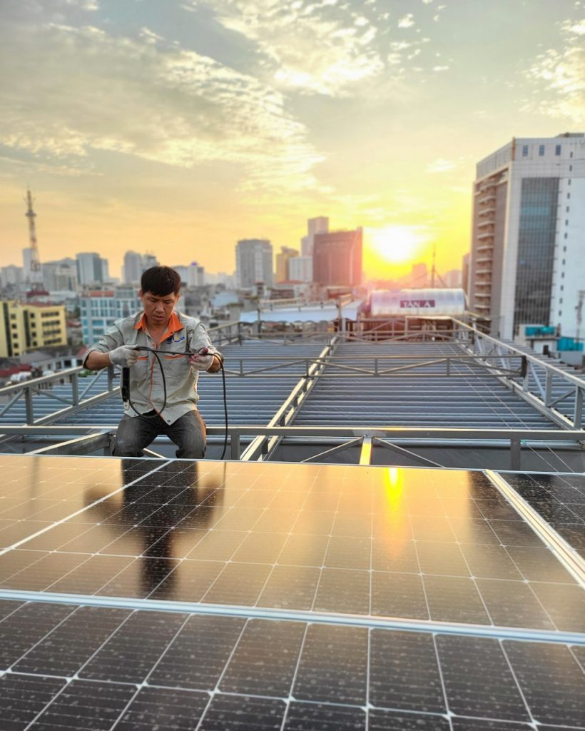 Công trình hòa lưới bám tải 10kW